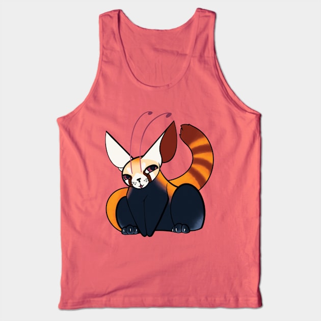 Cuteness Overload Alien Cat :: Canines and Felines Tank Top by Platinumfrog